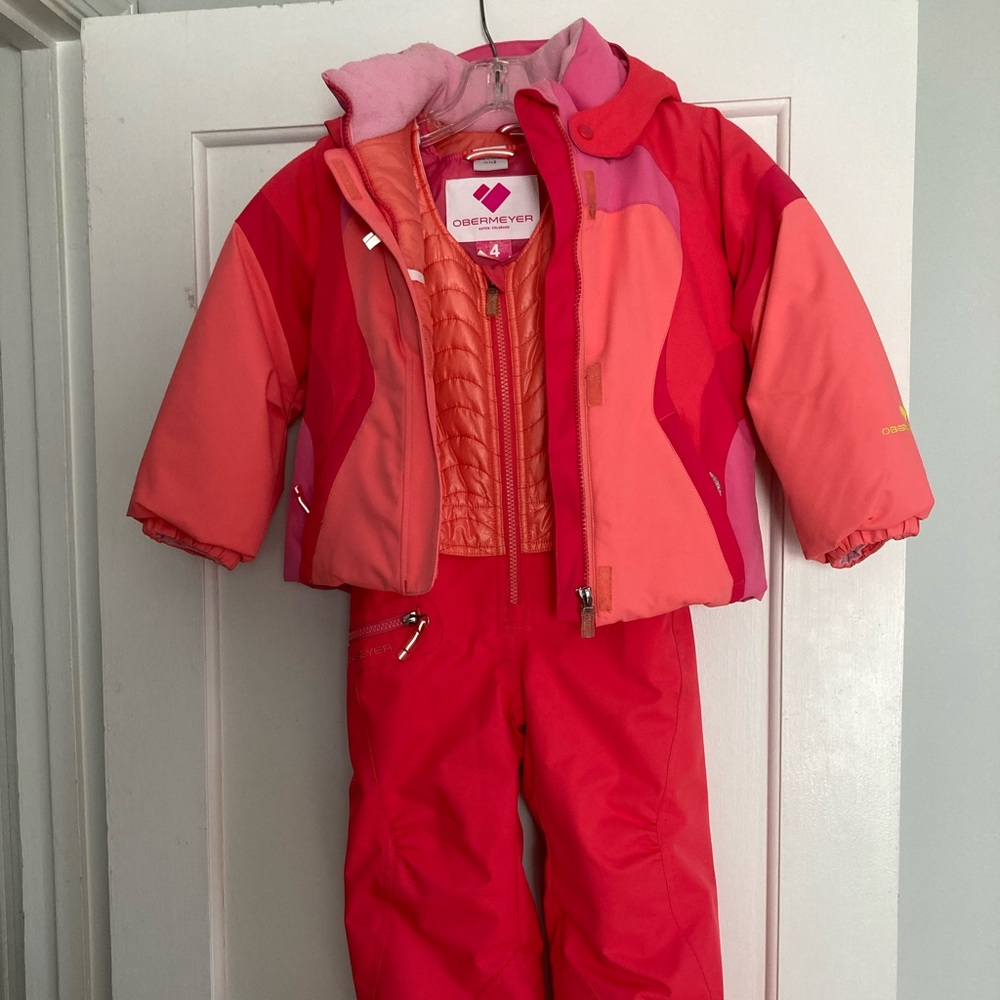 Girl’s Obermeyer Ski Outfit Size 4